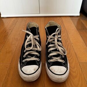 Black High-Top Sneakers